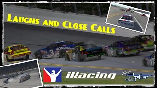 Team A-Pillar NASCAR iRacing - Laughs and Close Calls