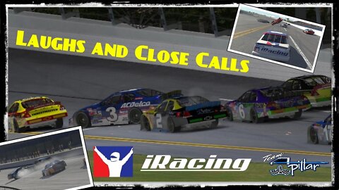 Team A-Pillar NASCAR iRacing - Laughs and Close Calls