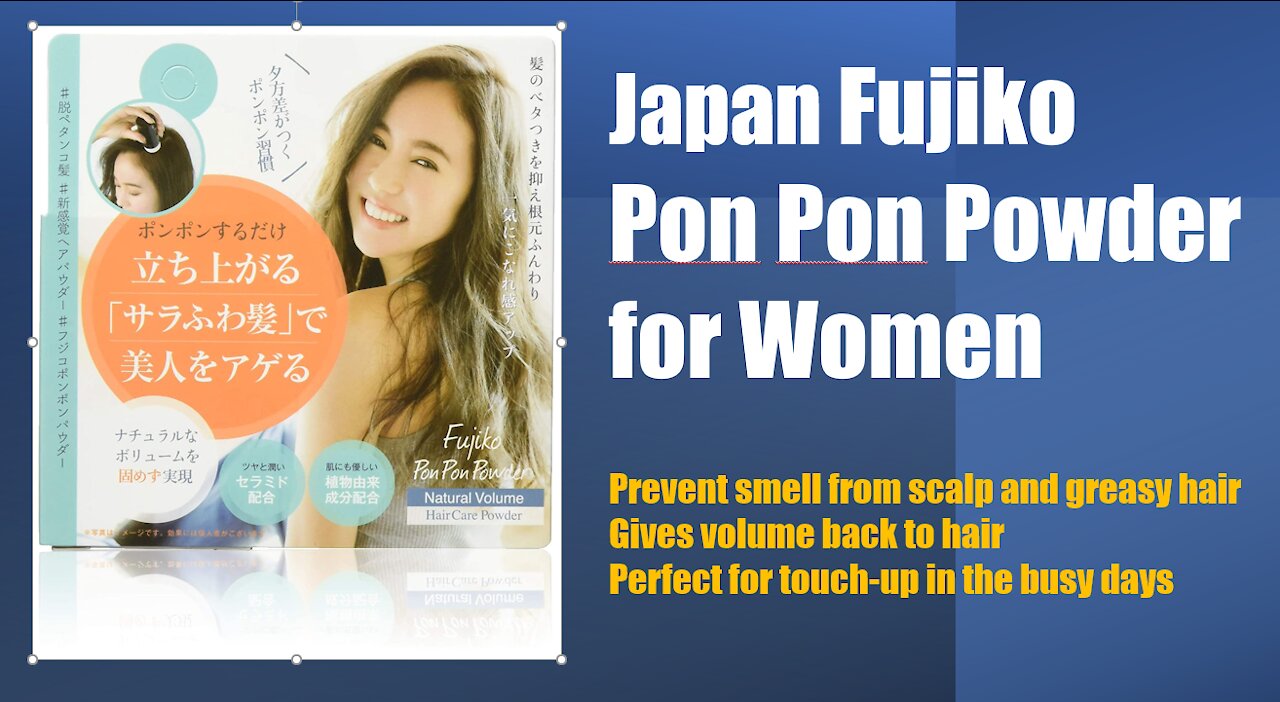 Japan Fujiko Ponpon Powder | Oily Hair Style Care |