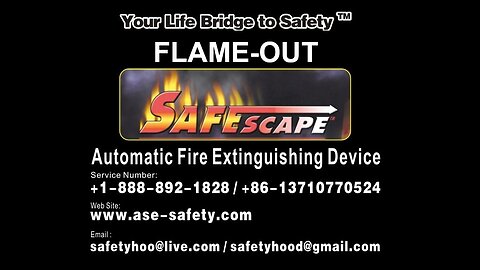 2025 FLAME-OUT AUTO / BOAT / TRUCK / BUS ENGINE FIRE EXTINGUISHER