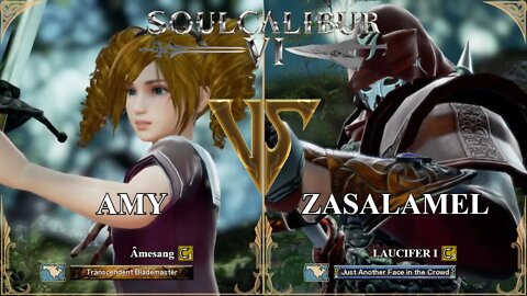 Amy (Amesang) VS Zasalamel (I AUCIFER I) (SoulCalibur VI — Xbox One Ranked)