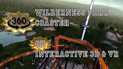 "Wilderness Park" ein 3D-Rollercoaster in 8K "virtual Interactive Technology".