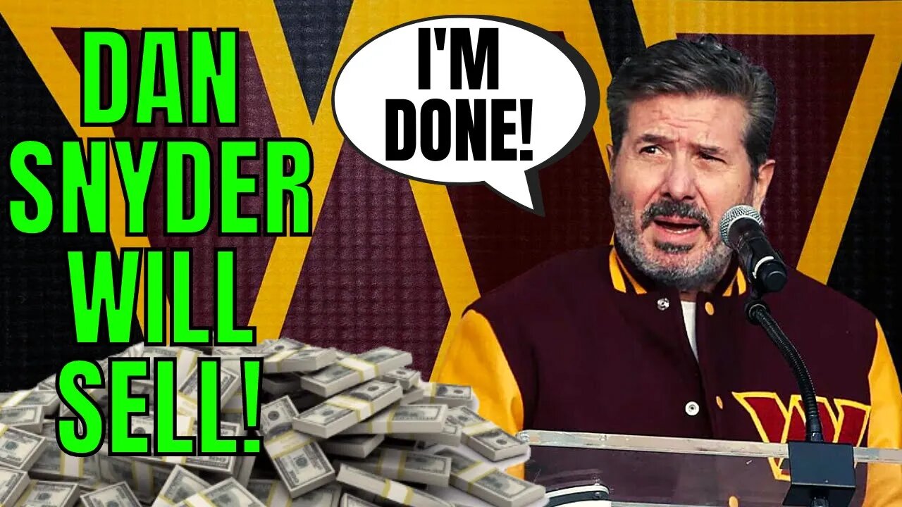 Washington Commanders Owner Dan Snyder Set To SELL TEAM For 6 BILLION Dollars!