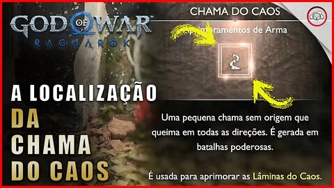 God of war Ragnarok, A localização da Chama do Caos | Super dica