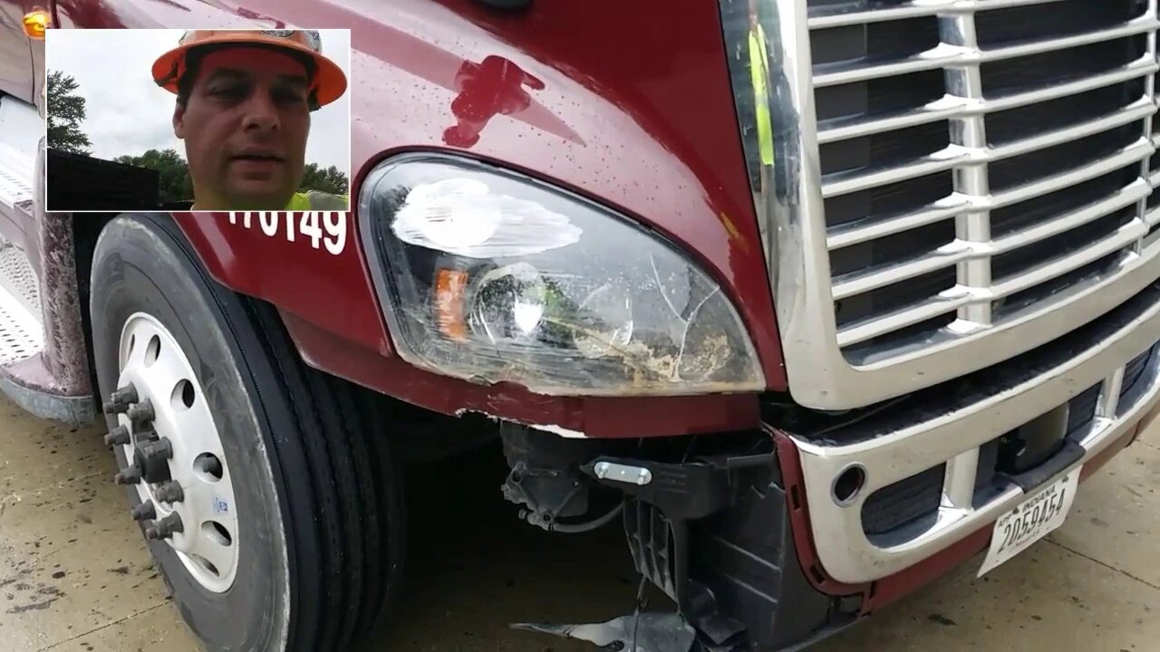 Trailer parts delivery and INCEDENT