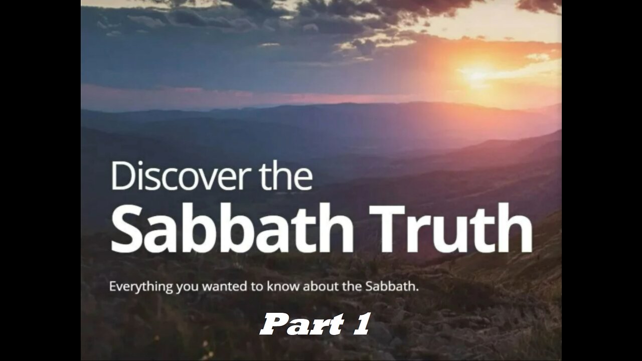 Sabbath Part 1