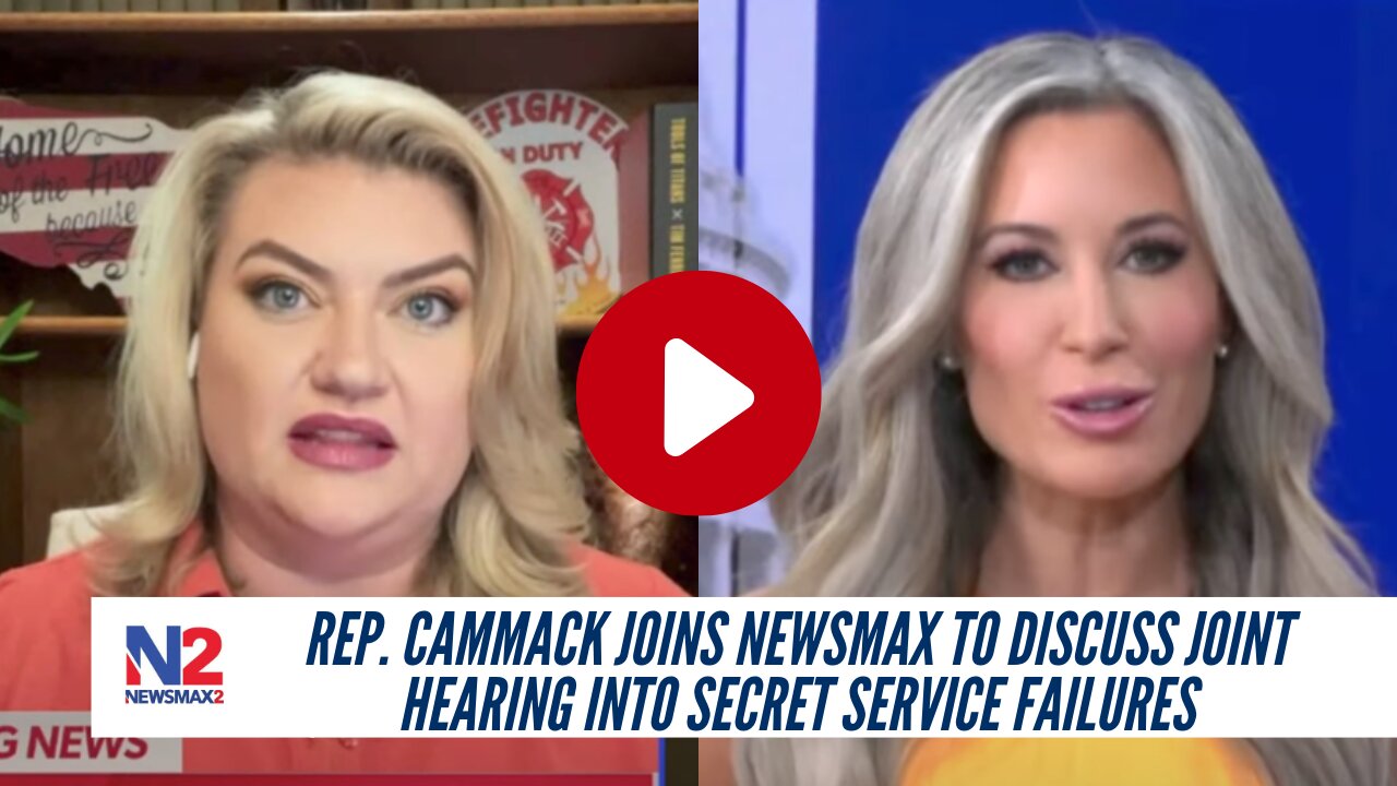Rep. Cammack Joins Newsmax To Discuss Joint Hearing Into Secret Service Failures
