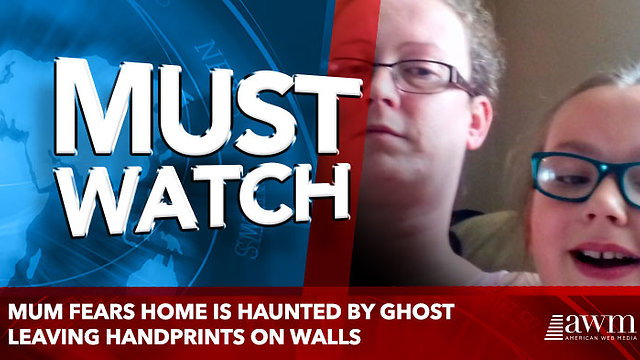 Mum fears home is haunted by ghost leaving handprints on walls