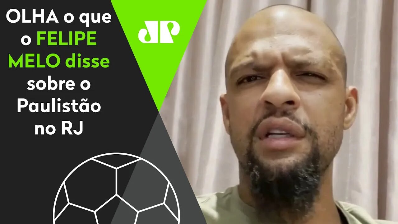 "Em outros estados NÃO TEM mais VÍRUS?" Felipe Melo DESABAFA com jogos de SP em VOLTA REDONDA