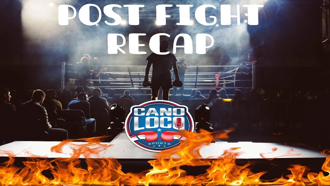 Quick post fight thoughts