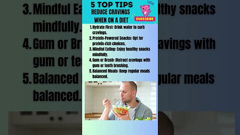 "Craving Control: Strategies for Diet Success 🍏🥦💪 #HealthyEating #CravingControl #DietTips"