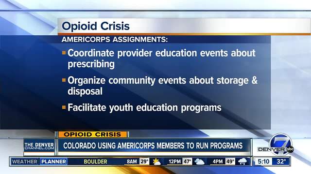 Americorps members helping fight opioid crisis in Colorado
