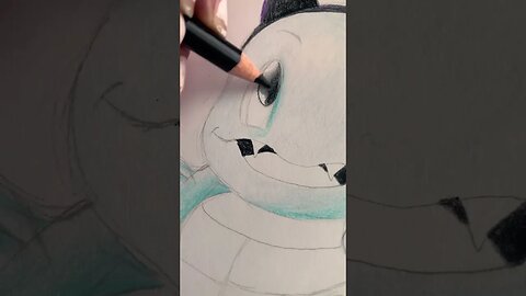 Fly Squirtle Fly! Pokémon Drawing #artwork #drawing #pokemon #prisma #coloring