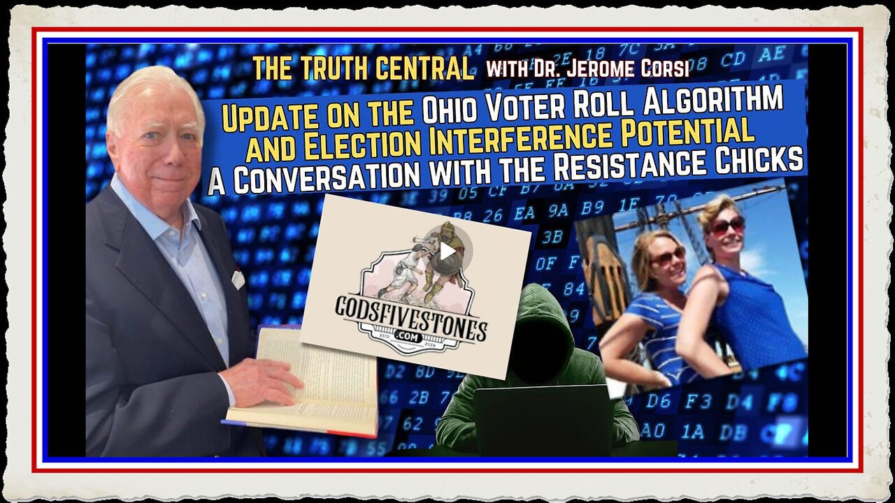 Update on the Ohio Voter Roll Algorithm and Election Interference Potential w The Resistance Chicks