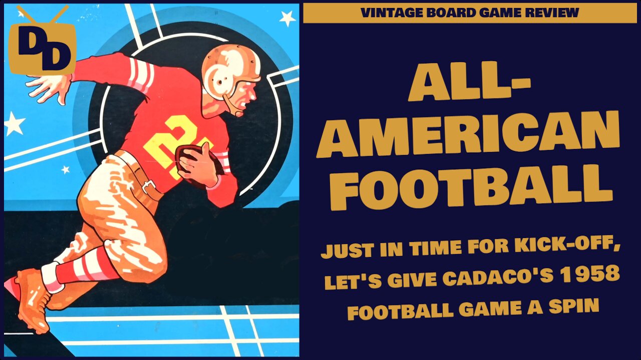 All-American Football by Cadaco | Board Game Review | 1958