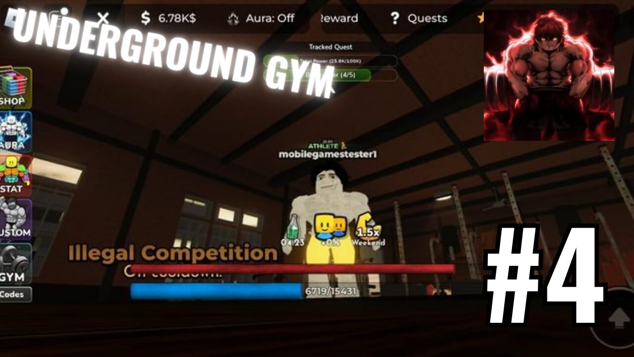 Gym League-Gameplay Walkthrough Part 4-NEW GYM UNLOCKED-UNDERGROUND GYM