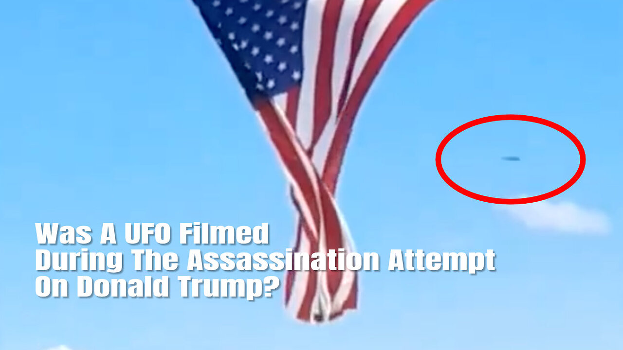 Was A UFO Filmed During The Assassination Attempt On Donald Trump?