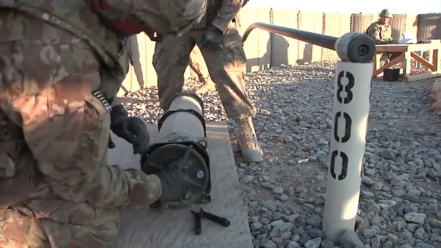 Excalibur Shot For First Time By Gunners in Afghanistan