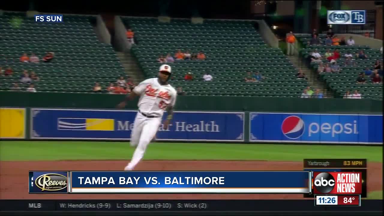 Baltimore Orioles set mark for home runs allowed in late-night loss to Tampa Bay Rays