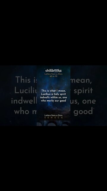 “Indwells within us” - Letters from a #stoic by Seneca