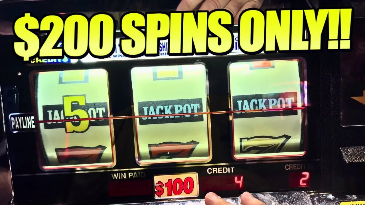 $200 A Spin!! Printing Slot Vouchers On Black Gold Slot Machine