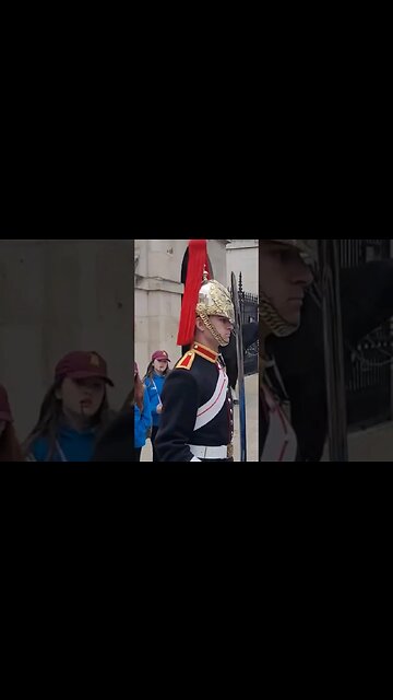 The kings guard and the smurfs #horseguardsparade