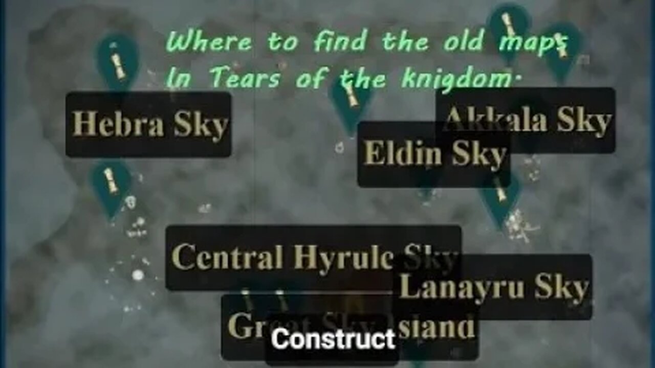 How to find all the old maps in The Legend of Zelda Tears of the Kingdom.