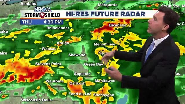 Michael Fish's NBC26 afternoon forecast