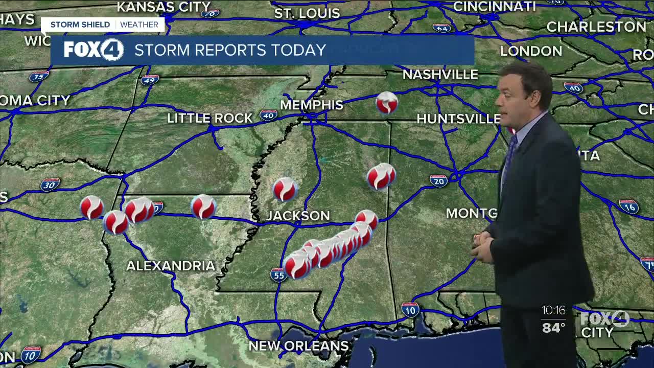 Forecast: Remaining hot and humid to start the week