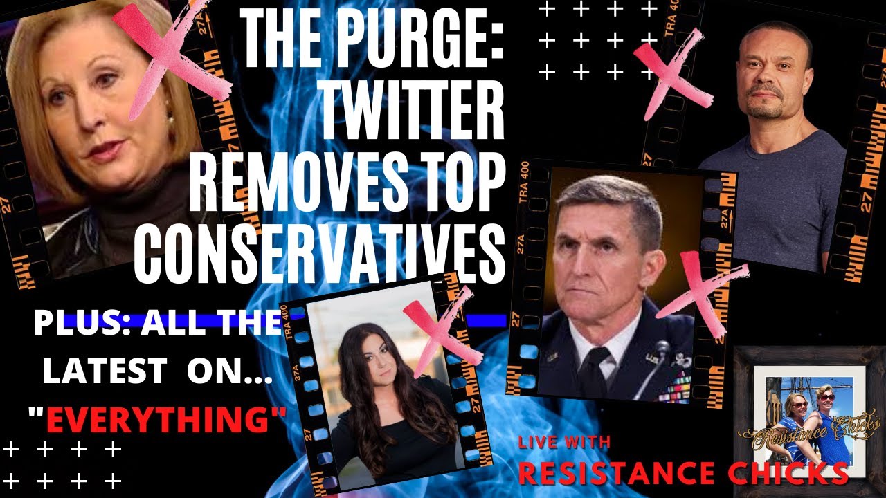 The PURGE From Twitter Sidney Powel, Gen Flynn, Tracy Beanz, Bongino & MORE 1 8 2021