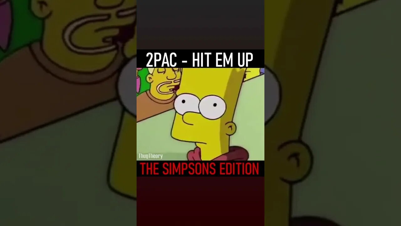 #2pac in the #simpsons #shorts #hiphop #makaveli