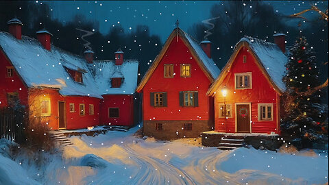 New for 2025 🤶🧑‍🎄🌲Cozy Christmas Village Scenes ❄️ | Snowfall and Warm Holiday Vibes Inspired By You