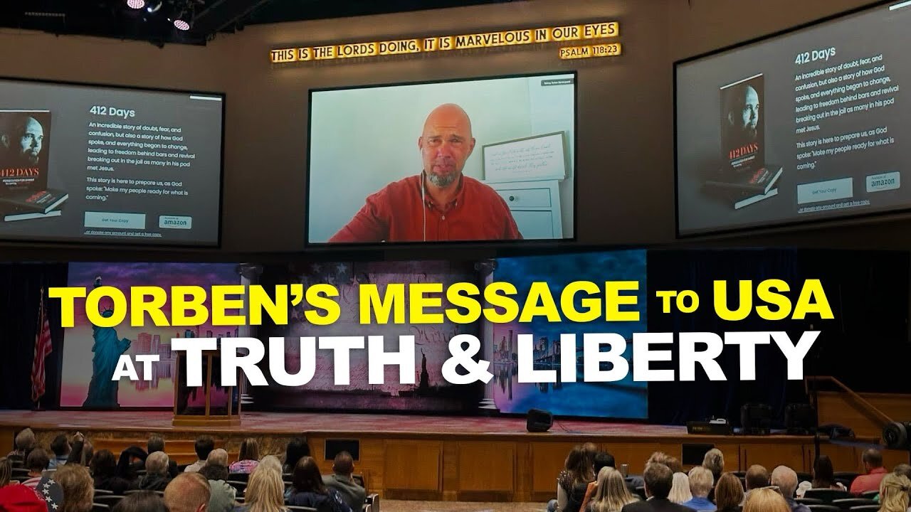 Torben Sondergaard shares at Truth and Liberty -Release of the book "412 Days" that he wrote in jail