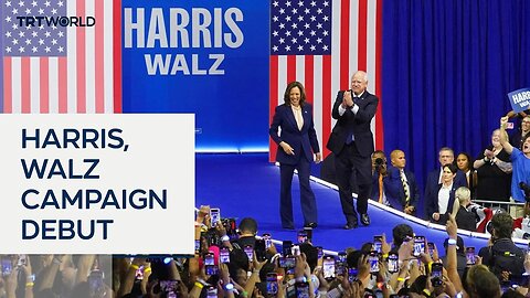 Kamala Harris and Tim Walz debut at Philadelphia rally| CN