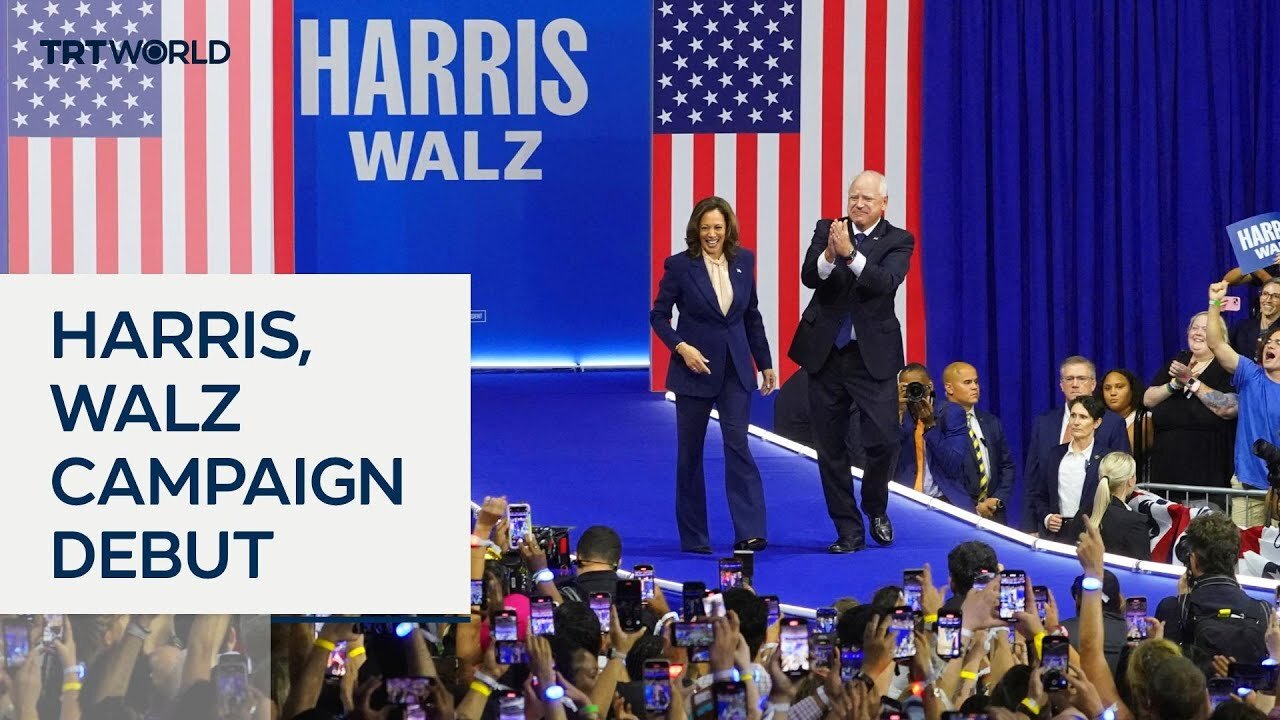 Kamala Harris and Tim Walz debut at Philadelphia rally| CN