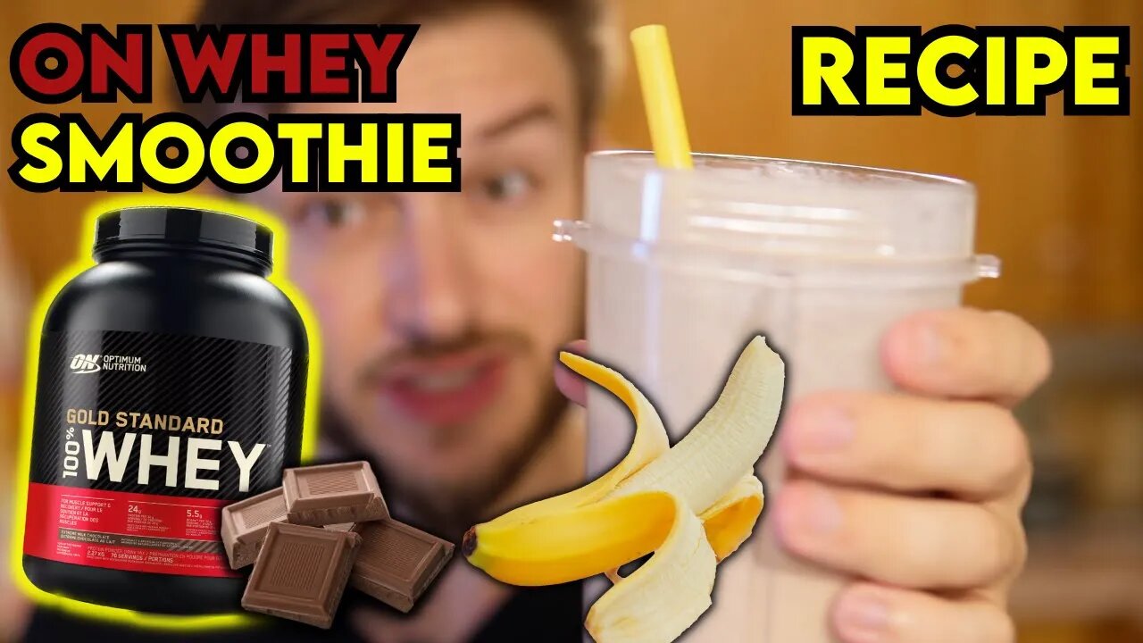 How to make an ON GOLD STANDARD WHEY Protein Smoothie