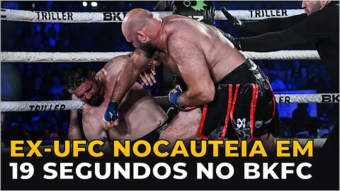 EX-LUTADOR DO UFC ESTREIA NO BOXE SEM LUVAS COM NOCAUTE RÁPIDO!!