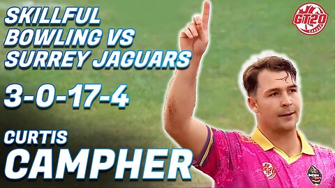 Curtis Campher Bowling | Surrey Jaguars vs Bangla Tigers Mississauga | M 18 | Global T20 Canada 2024