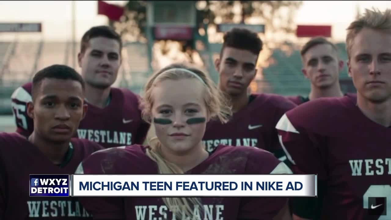 Michigan athlete turned homecoming queen featured in new 'Dream Crazy' Nike ad