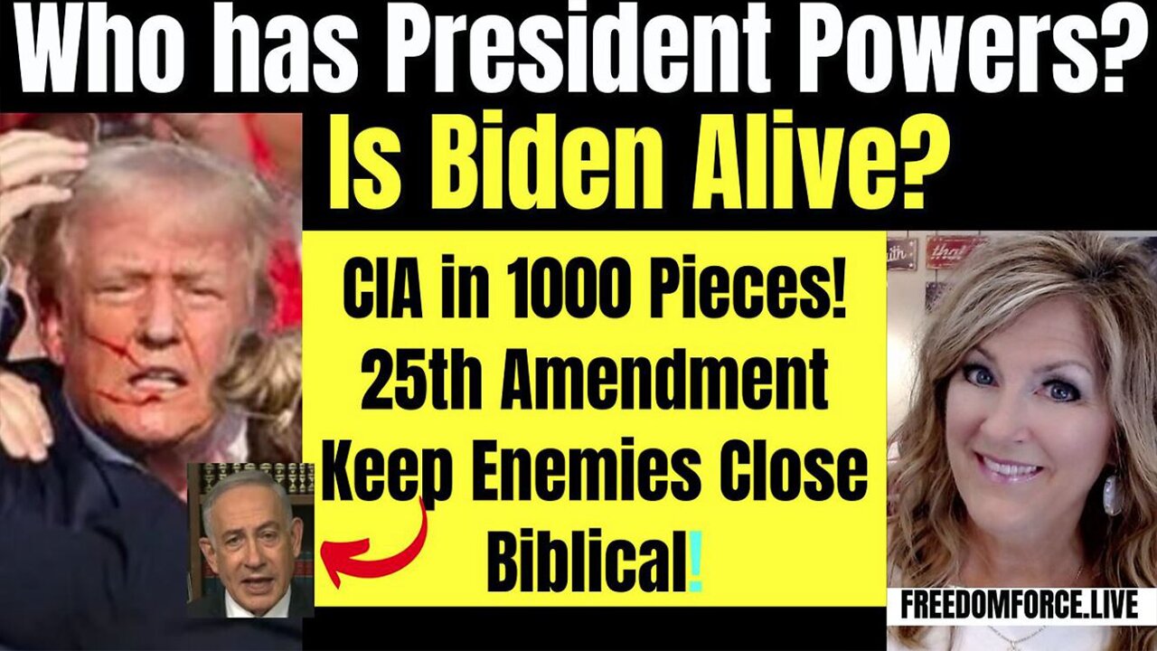 Melissa Redpill Update Today July 23: "Who has Presidential Powers? Biden Alive? 25th Amendment"