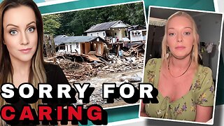 Forced to Apologize For Caring About Hurricane Victims