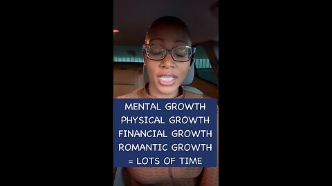 Growth requires time