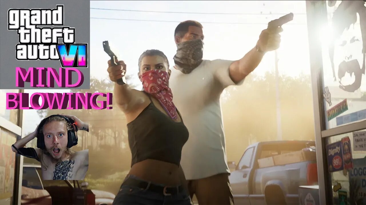 Grand Theft Auto 6 Official Trailer Reaction Mind Blowing!