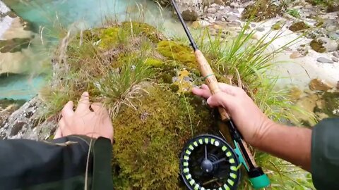 Fly Fishing in Slovenia | Koritnica | Wading Koritnica-18