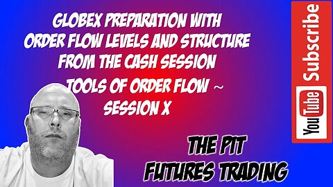 Preparing For GLOBEX with RTH Order Flow Levels - Tools of Order Flow Session X