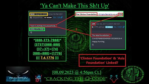 "CRACKING THE Q-CODE" - 'Ya Can't Make This Sh!t Up!' [PART-2]