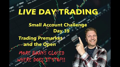 LIVE DAY TRADING | $2.5k Small Account Challenge - Day 39 | Trading Pre-Market and The Open |