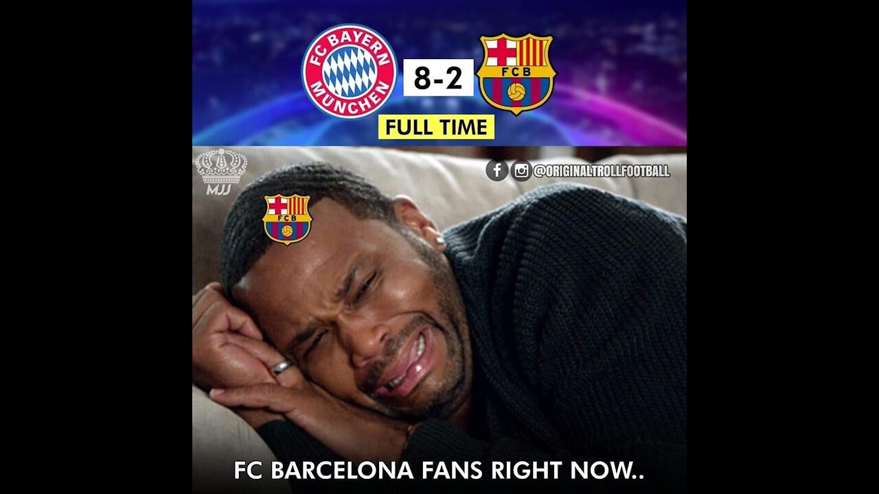Barcelona vs Bayern 2−8 - All Goals أقوى خسائر في تاريخ برشلونة