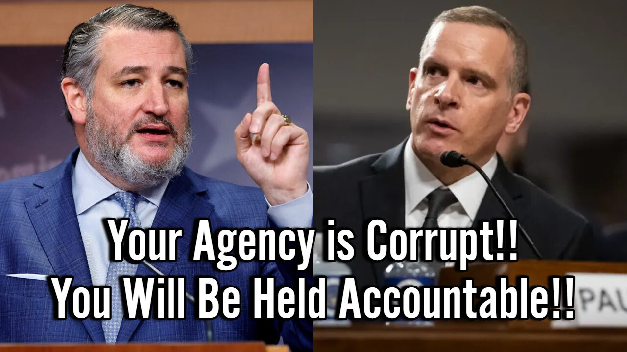 Senator Ted Cruz CLASHES with Deputy FBI Director For Bribery Coverup