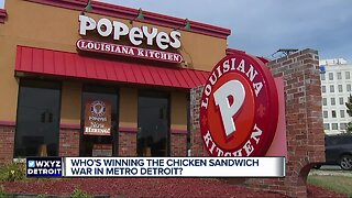 Who's winning the chicken sandwich war in metro Detroit?